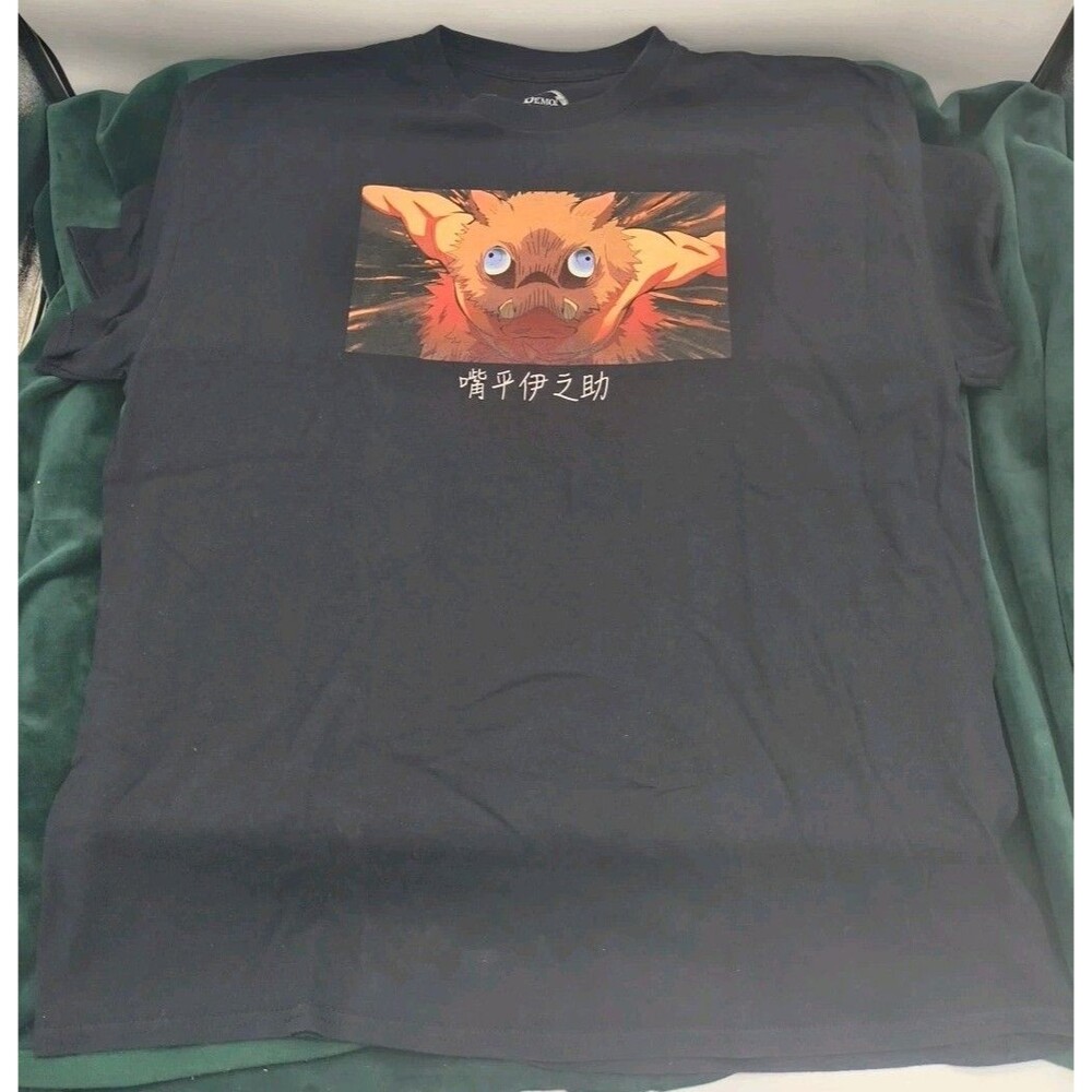 Demon Slayer Inosuke Hashibira Graphic T-shirt XL Official Aniplex